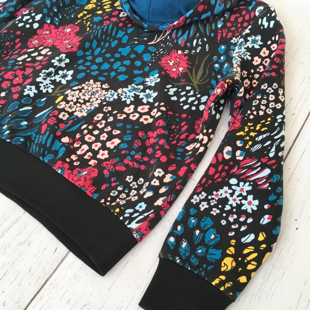 Rare Adidas Originals Floral Trefoil Sweatshirt - Picture 6 of 11